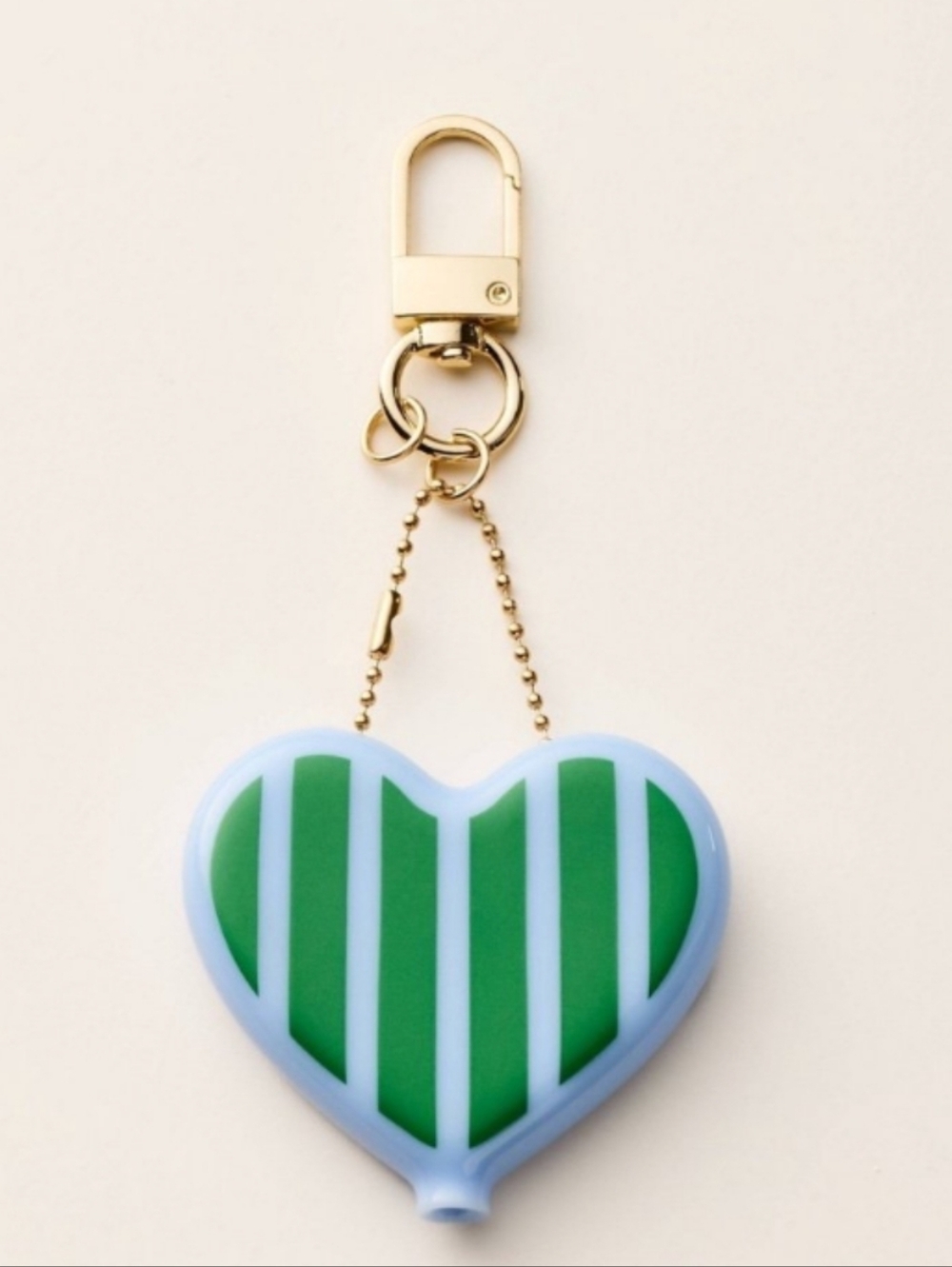 🆕️Kate spade x Target Collab Green & Light Blue Heart Keychain/Coin Pouch